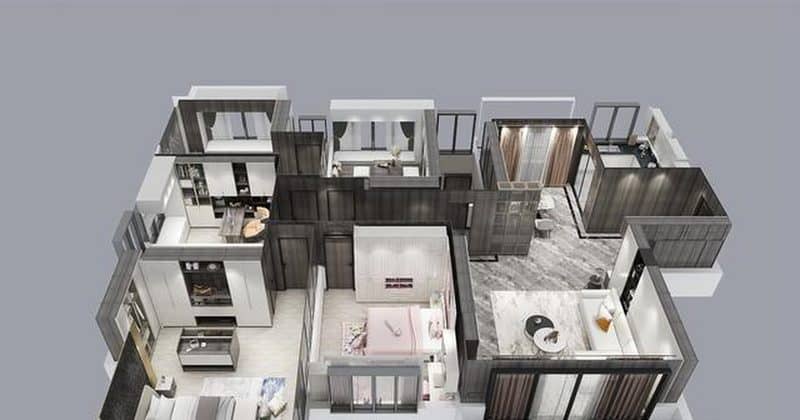 淮安住宅小区装修主材配套项目工程现场图_住宅主材配套